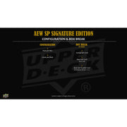 2025 Upper Deck SP Signature Edition AEW Wrestling Hobby 20-Box Case