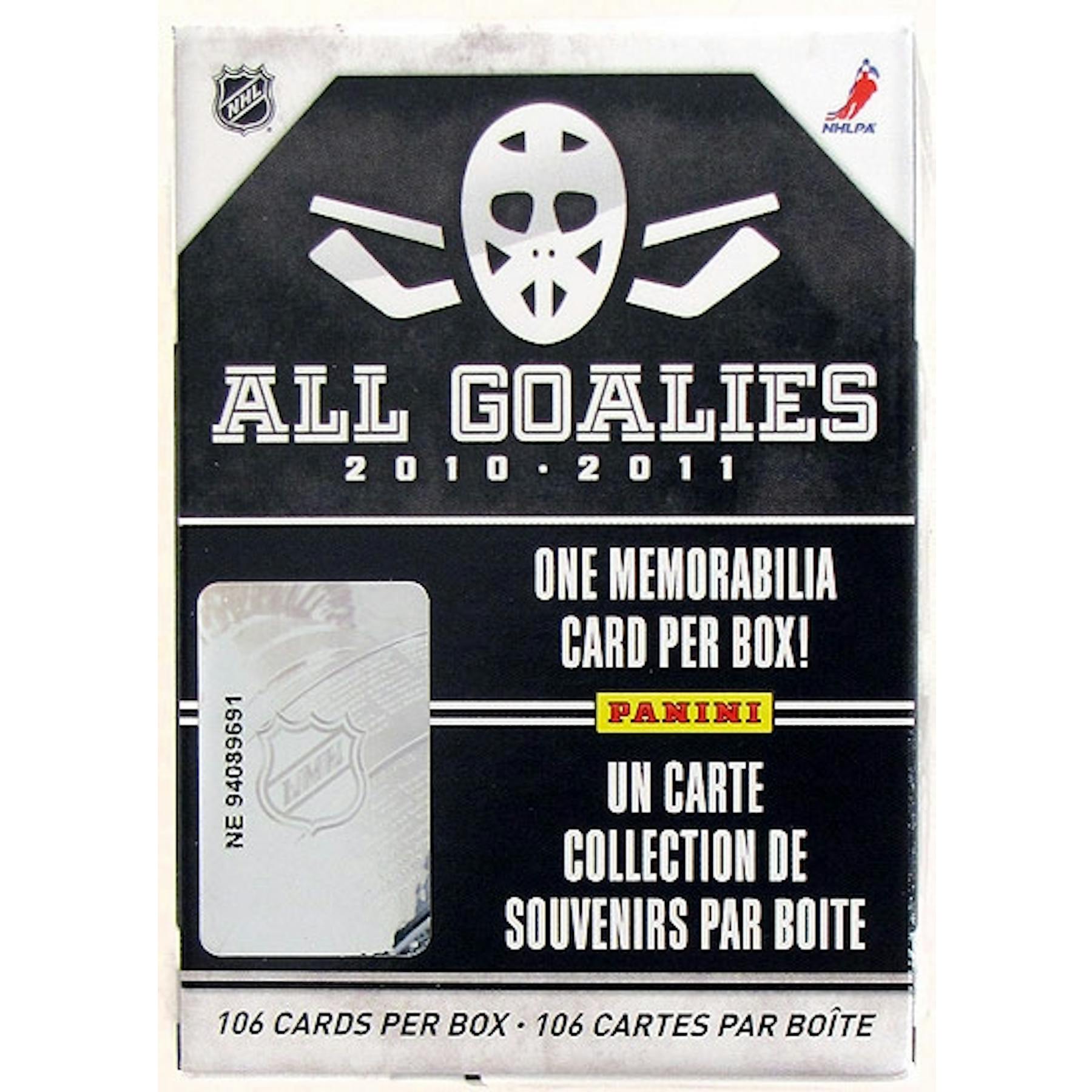 2010/11 Panini All-Goalies Hockey Factory Set (Reed Buy)