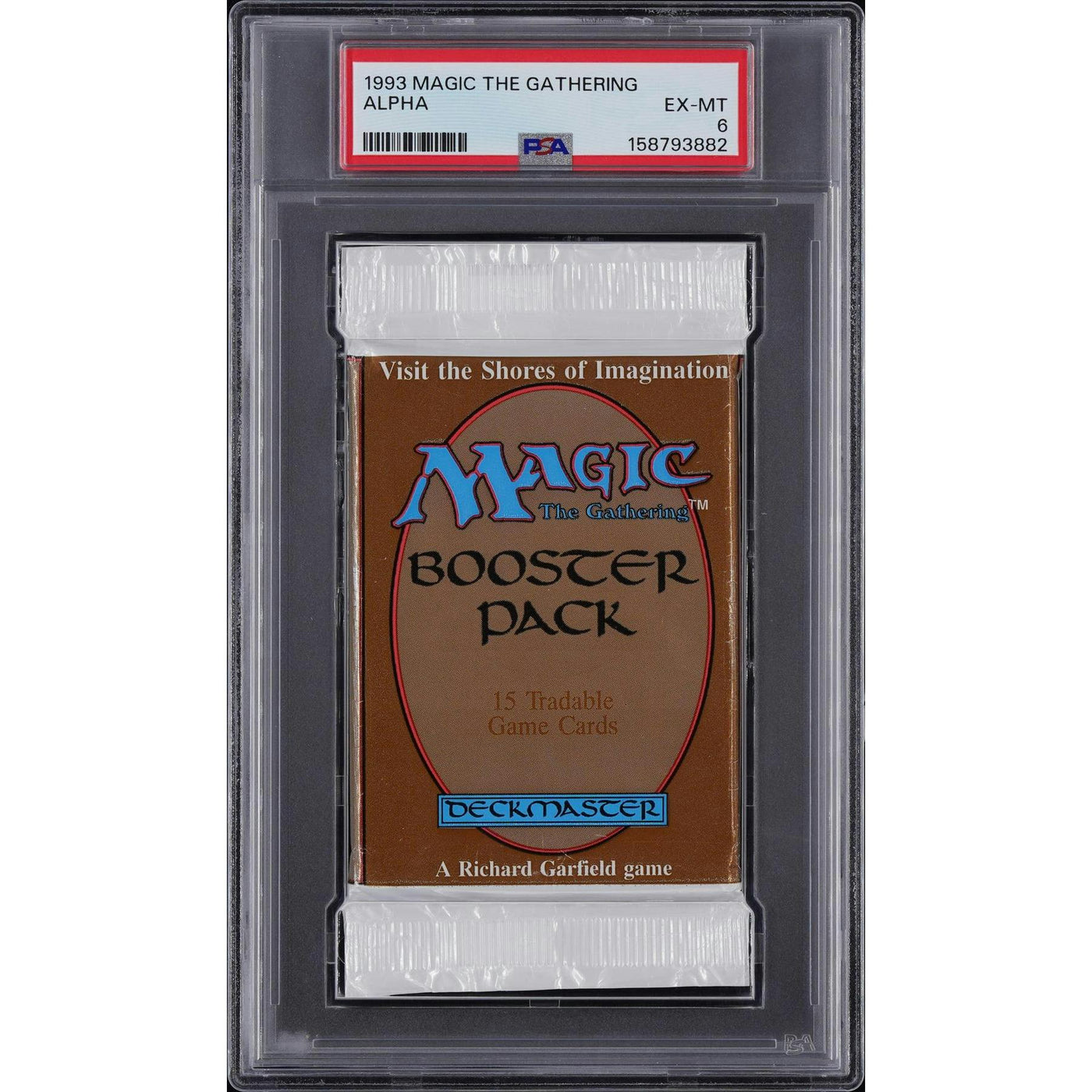 Magic the Gathering Alpha Booster Pack PSA 6 UNSEARCHED