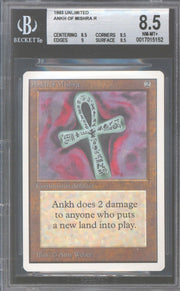 Magic the Gathering Unlimited Ankh of Mishra BGS 8.5 (8.5, 8.5, 9, 8.5) NEAR MINT NM