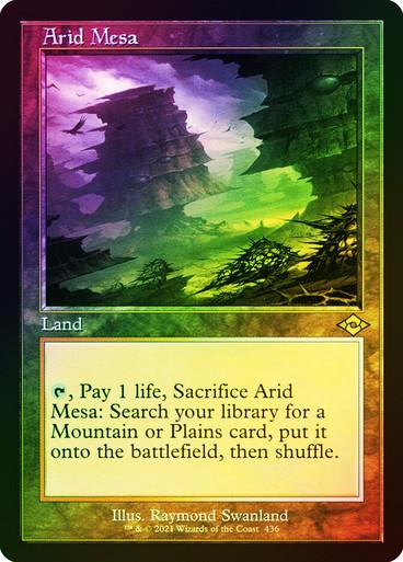 Magic the Gathering Modern Horizons 2 Retro Frame FOIL Arid Mesa NEAR MINT NM