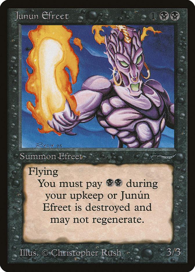 Magic the Gathering Arabian Nights Junun Efreet NEAR MINT NM