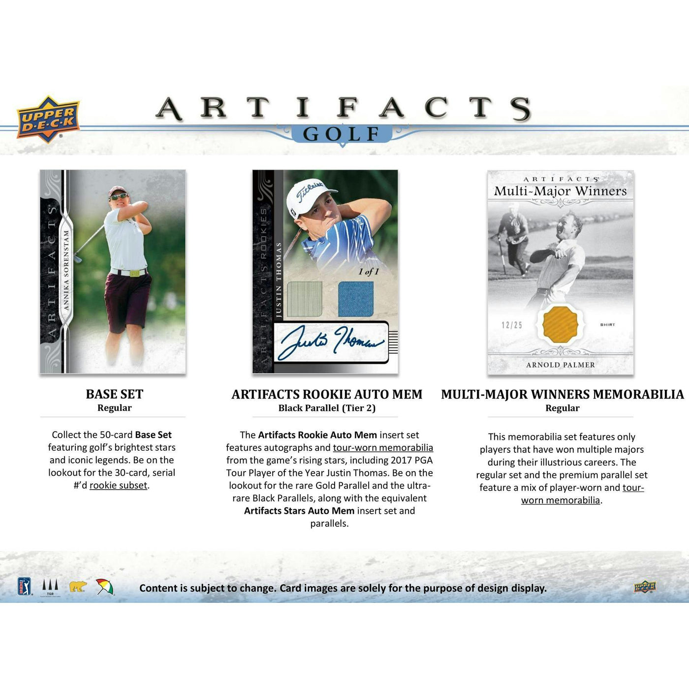 2021 Upper Deck Artifacts Golf Hobby 10-Box Case