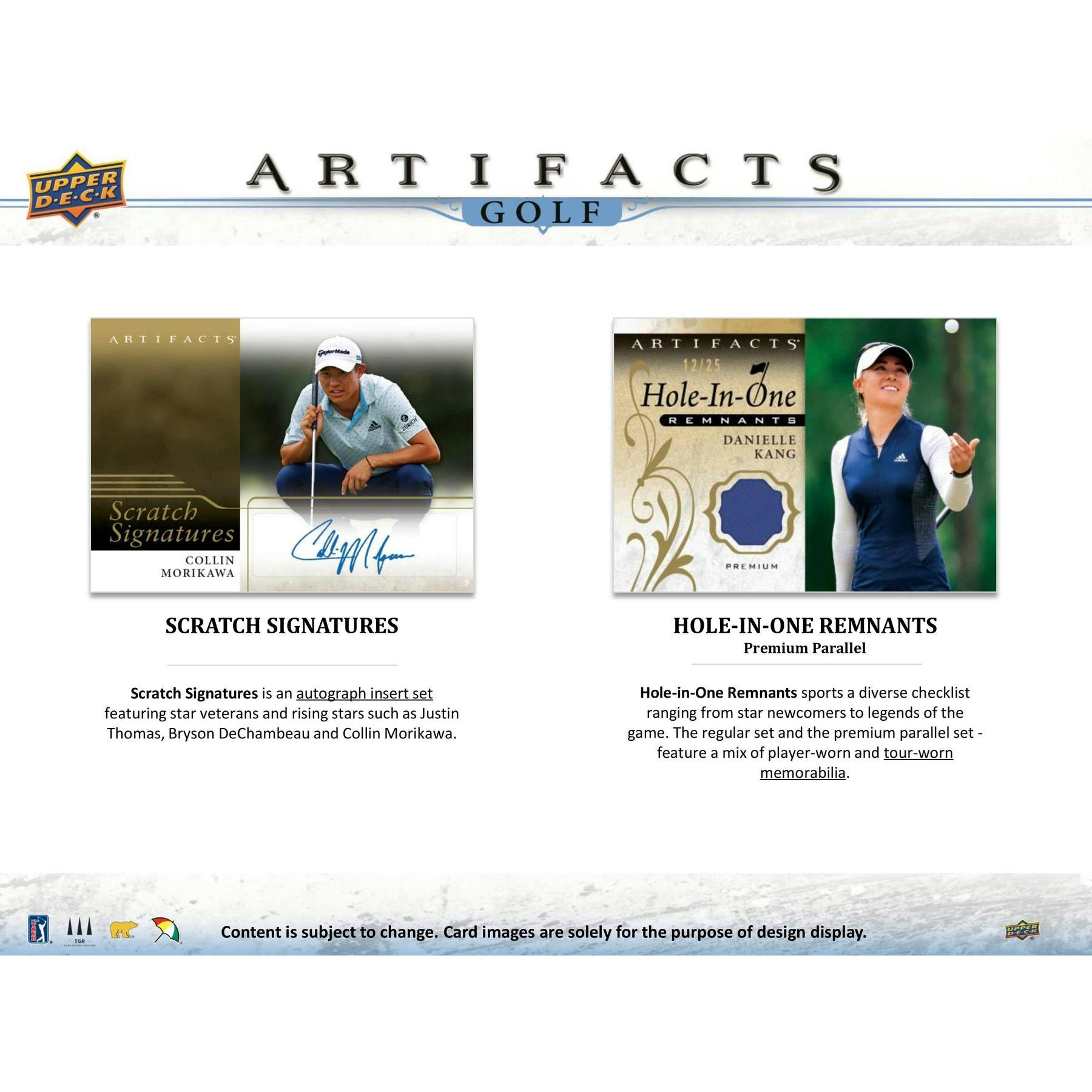 2021 Upper Deck Artifacts Golf Hobby 10-Box Case