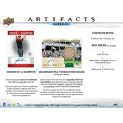 2021 Upper Deck Artifacts Golf Hobby 10-Box Case