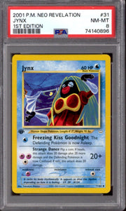 Pokemon Neo Revelation 1st Edition Jynx 31/64 PSA 8