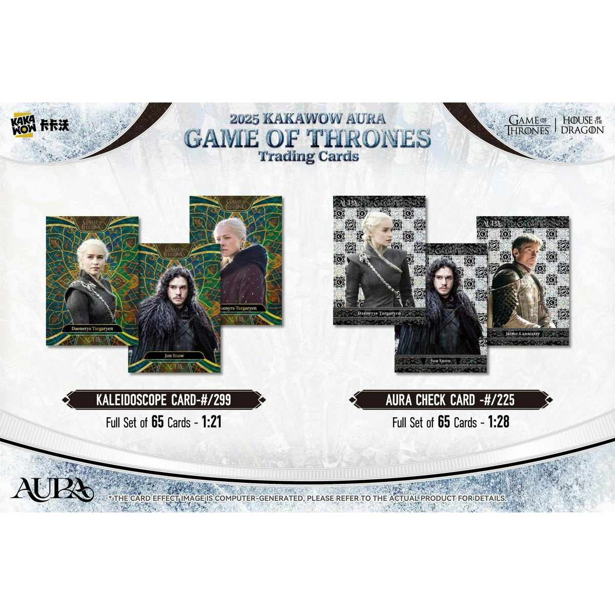 2025 Kakawow Game Of Thrones Aura Hobby 10-Box Case