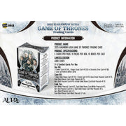 2025 Kakawow Game Of Thrones Aura Hobby 10-Box Case