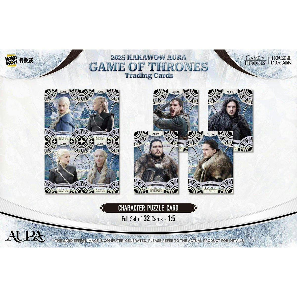 2025 Kakawow Game Of Thrones Aura Hobby 10-Box Case