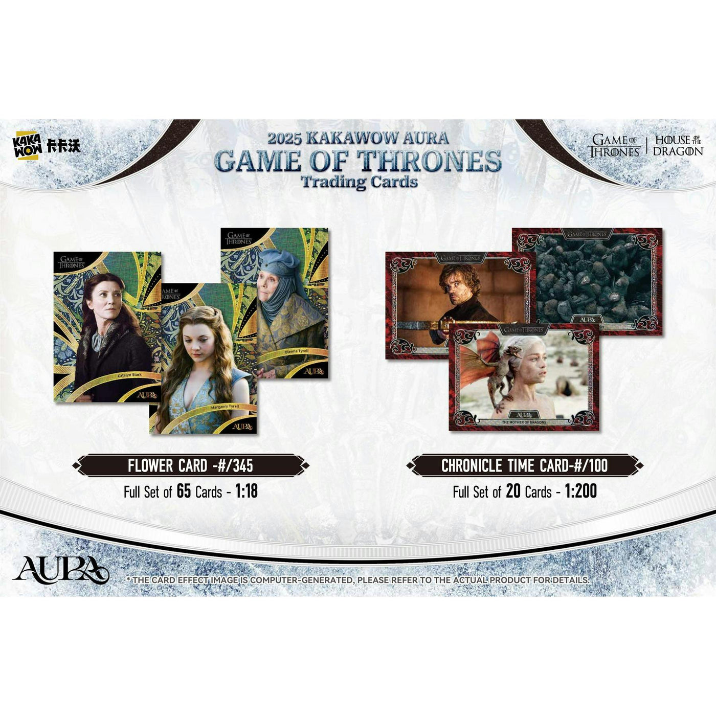 2025 Kakawow Game Of Thrones Aura Hobby 10-Box Case