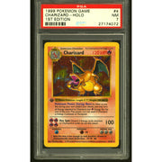 Pokemon Base Set 1st Edition Shadowless Charizard 4/102 PSA 7 - MINT FACE!