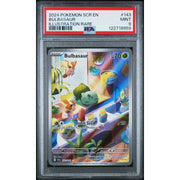 Pokemon Stellar Crown Illustration Rare Bulbasaur 143/142 PSA 9