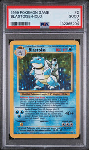 Pokemon Base Set Unlimited Blastoise 2/102 PSA 2