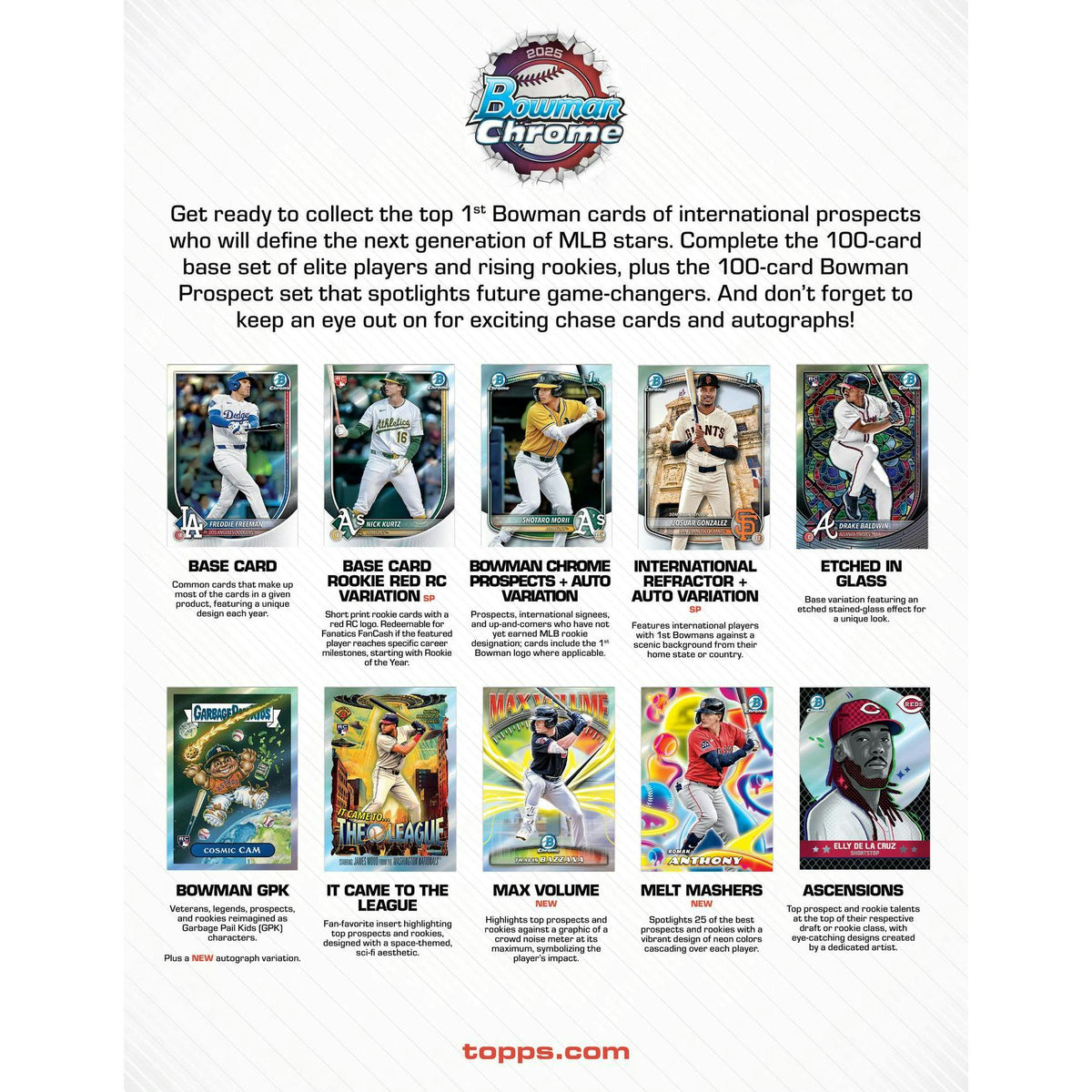 2025 Bowman Chrome Baseball Hobby Box