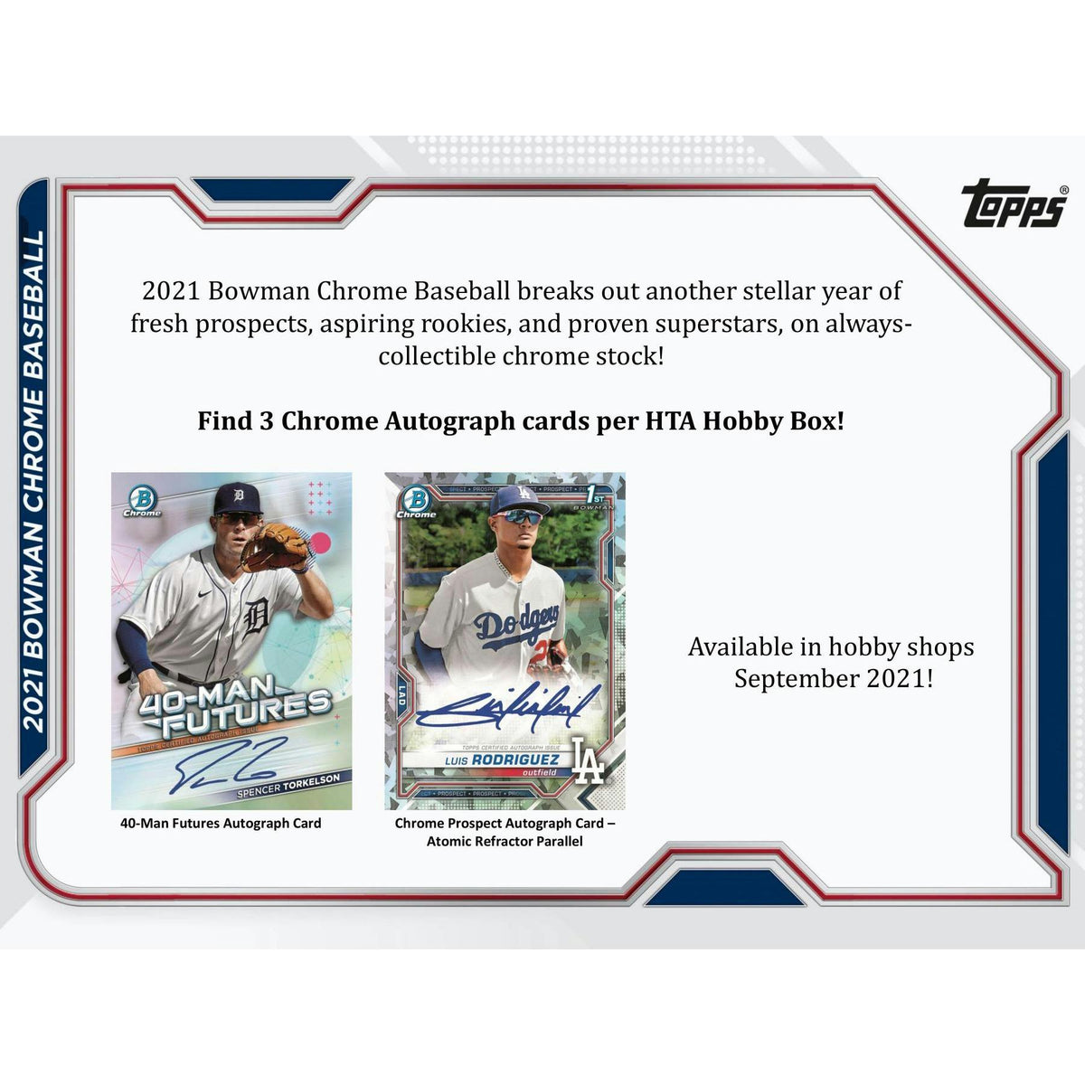 2021 Bowman Chrome Baseball HTA Choice Box