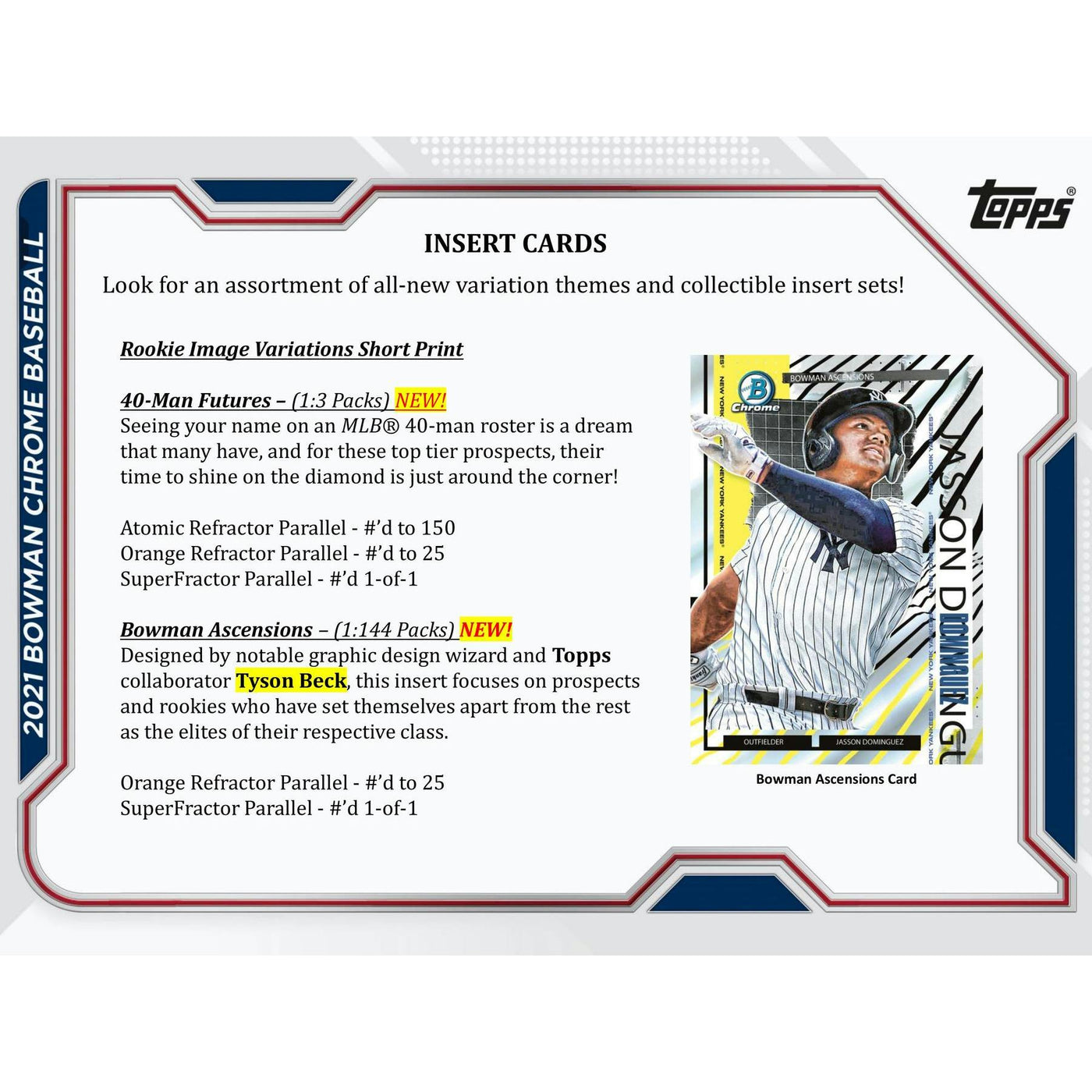 2021 Bowman Chrome Baseball Lite Hobby 16-Box Case (Black & White Mini-Diamond Parallels!)