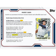 2021 Bowman Chrome Baseball Lite Hobby 16-Box Case (Black & White Mini-Diamond Parallels!)