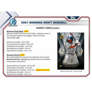 2021 Bowman Draft Baseball Hobby Jumbo Box