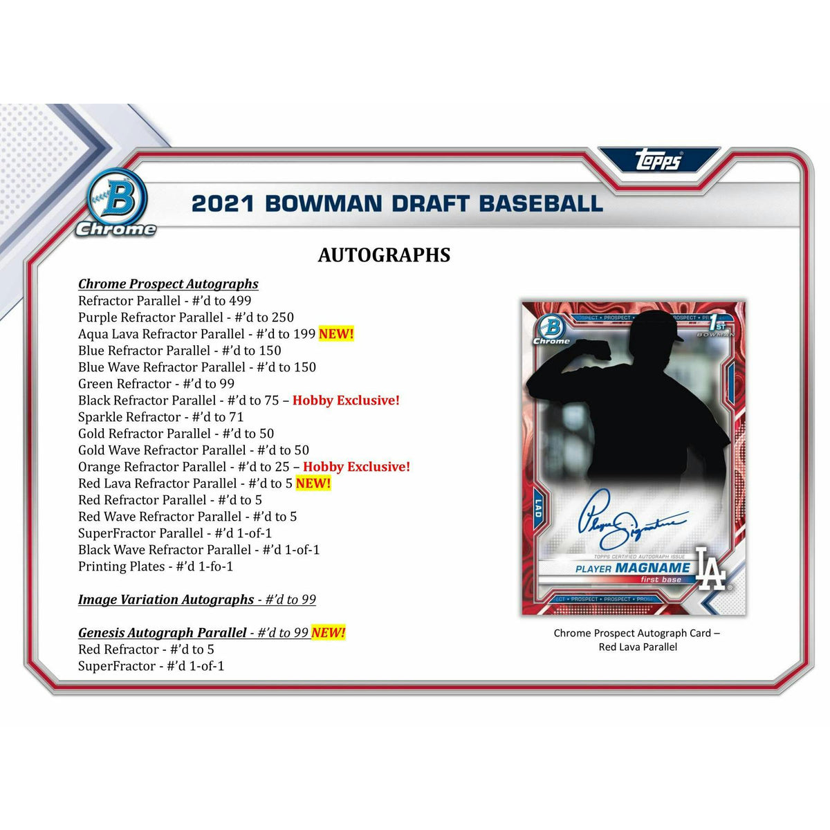 2021 Bowman Draft Baseball Hobby Jumbo Box