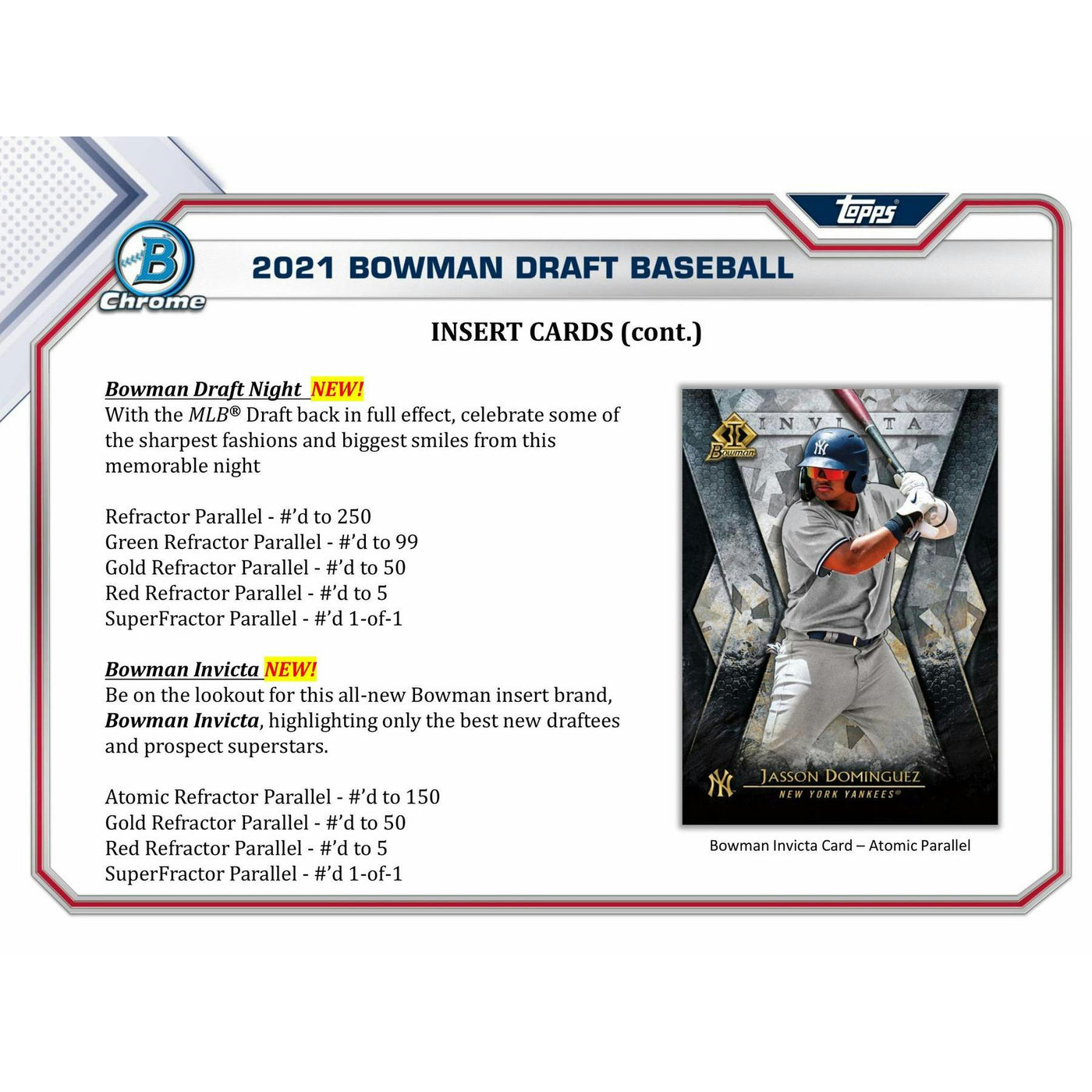 2021 Bowman Draft Baseball Hobby SUPER Jumbo Pack