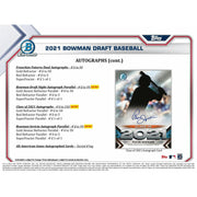 2021 Bowman Draft Baseball Hobby SUPER Jumbo Pack