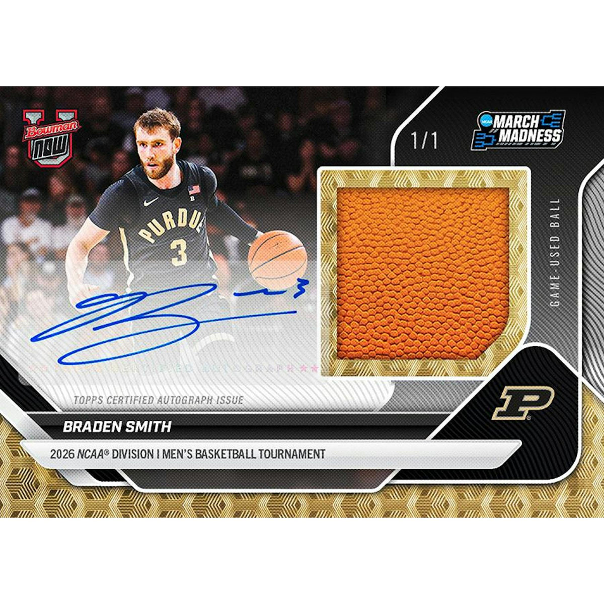 2025/26 Bowman University NOW March Madness Basketball Hobby Box