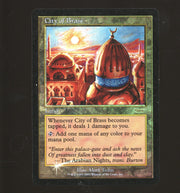 Magic the Gathering JSS DCI Promo FOIL City of Brass HEAVILY PLAYED HP