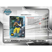 2025 Bowman University Chrome Football Hobby Jumbo Box