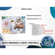 2024 Bowman University Best Football Hobby 12-Box Case