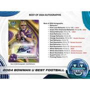 2024 Bowman University Best Football Hobby 12-Box Case