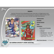 2024/25 Bowman University Chrome Basketball Hobby 12-Box Case