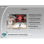 2024/25 Bowman University Chrome Basketball Hobby 12-Box Case