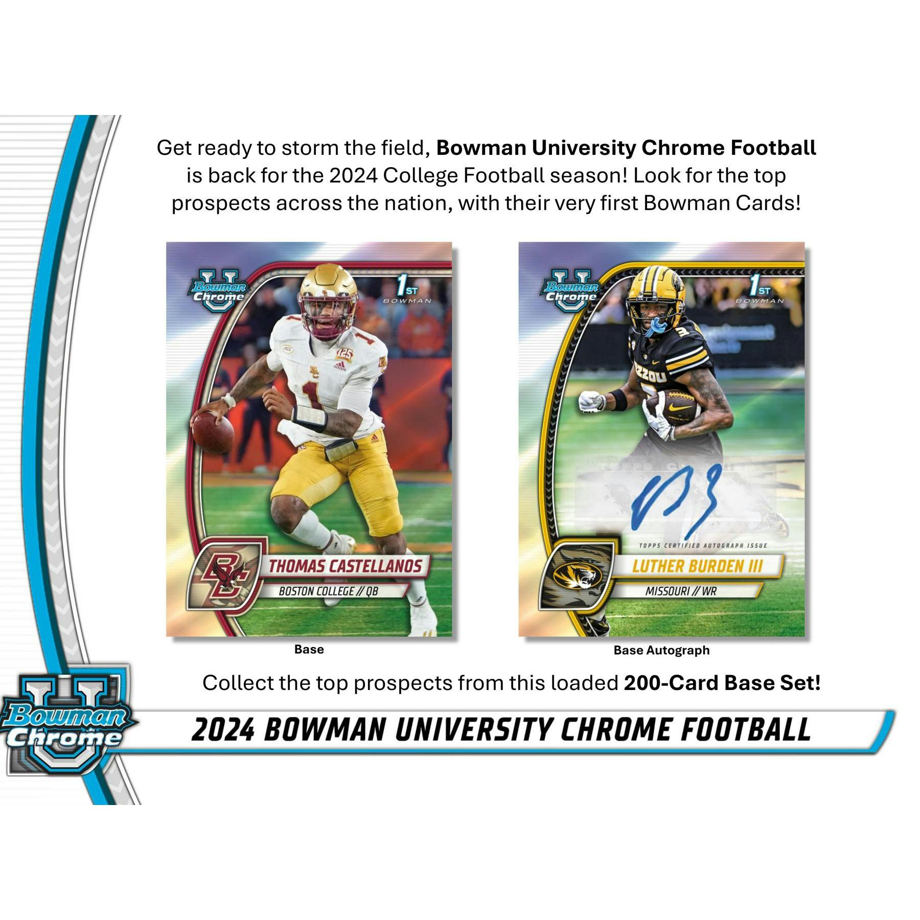 2024 Bowman University Chrome Football Mega Box