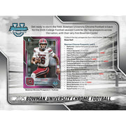 2025 Bowman University Chrome Football Delight Box