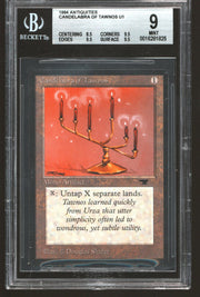 Magic the Gathering Antiquities Candelabra of Tawnos BGS 9 - 8.5 9.5 9.5 9.5 B+++ NEAR MINT NM