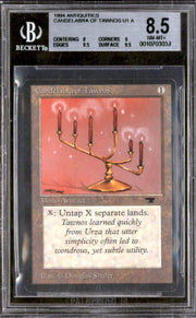 Magic the Gathering Antiquities Candelabra of Tawnos BGS 8.5 - 8 9 9.5 9.5 GEM MINT Off Center