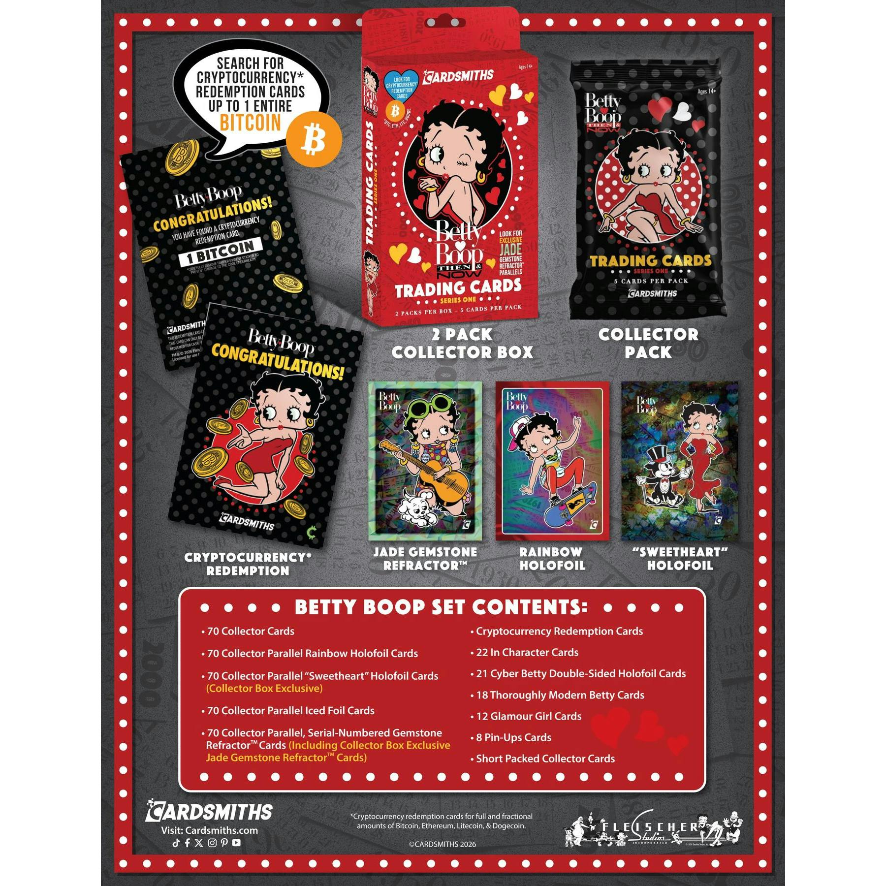 2026 Cardsmiths Betty Boop Then & Now Series 1 Collector Box (Presell)