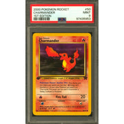 Pokemon Team Rocket 1st Edition Charmander 50/82 PSA 9