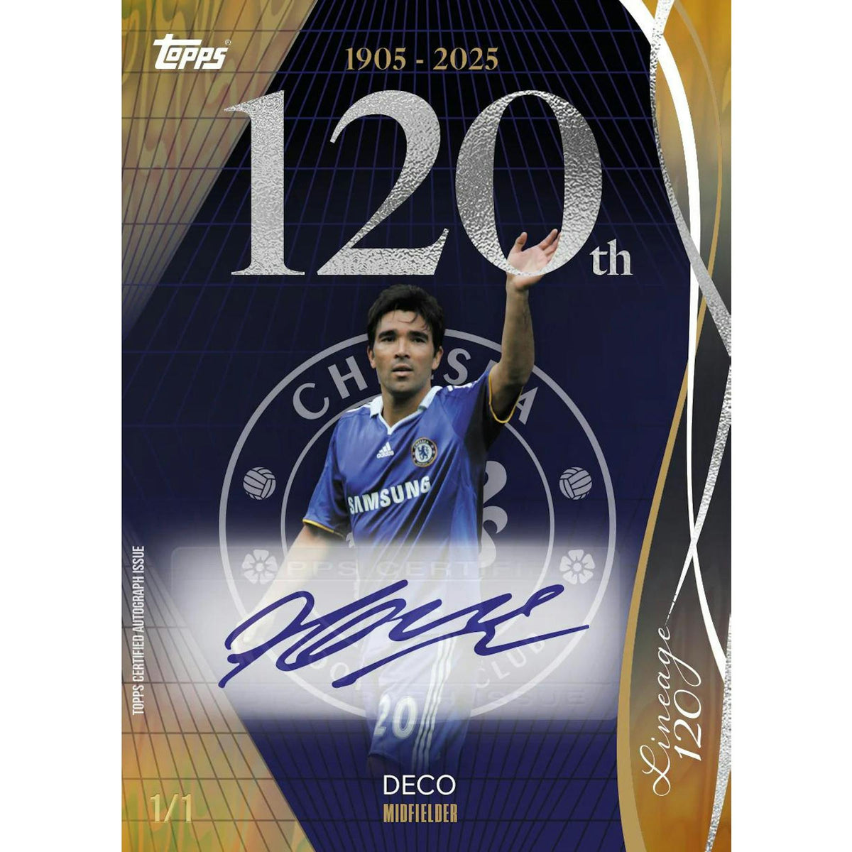 2024/25 Topps Chelsea Lineage 120 Years Anniversary Soccer Hobby Box