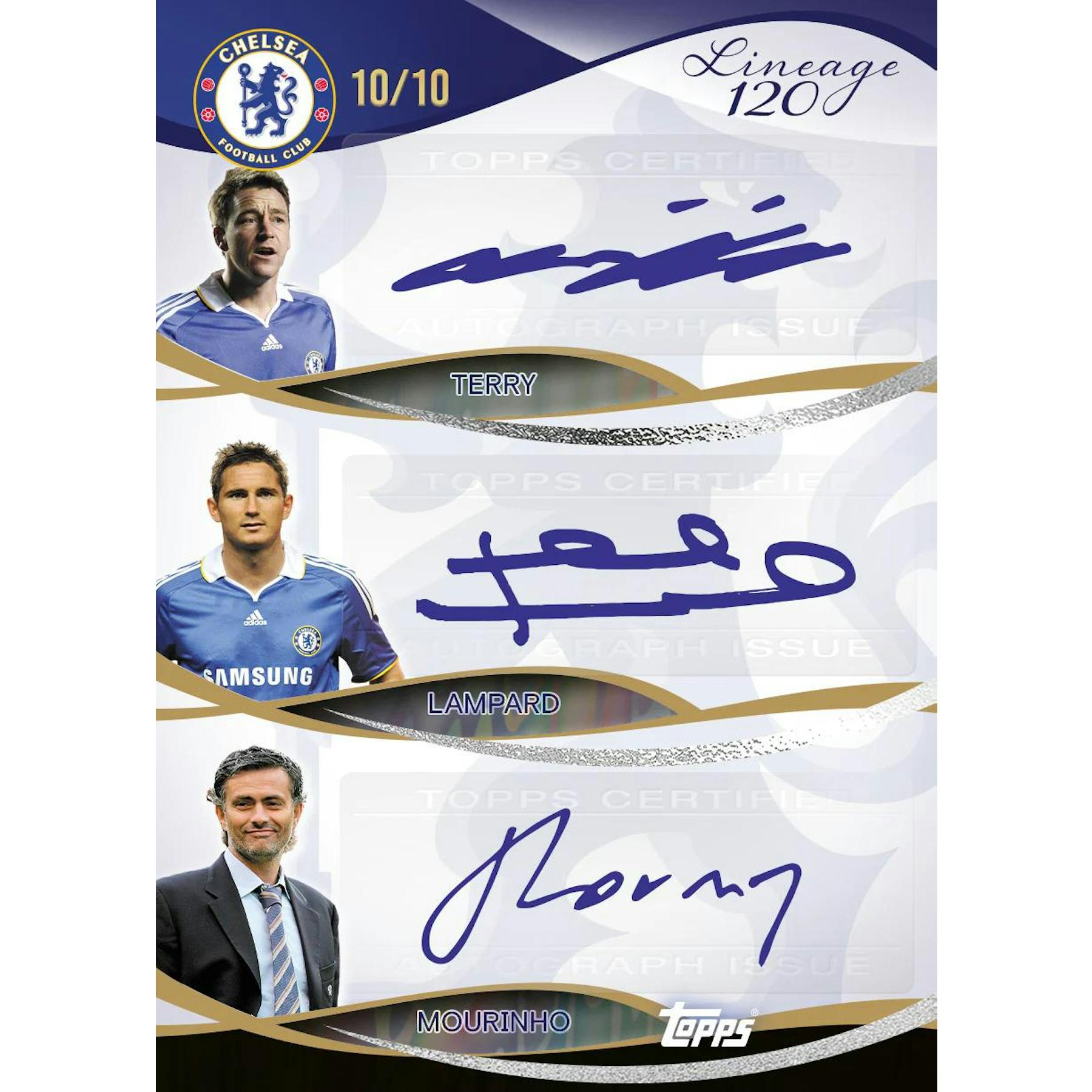 2024/25 Topps Chelsea Lineage 120 Years Anniversary Soccer Hobby 6-Box Case