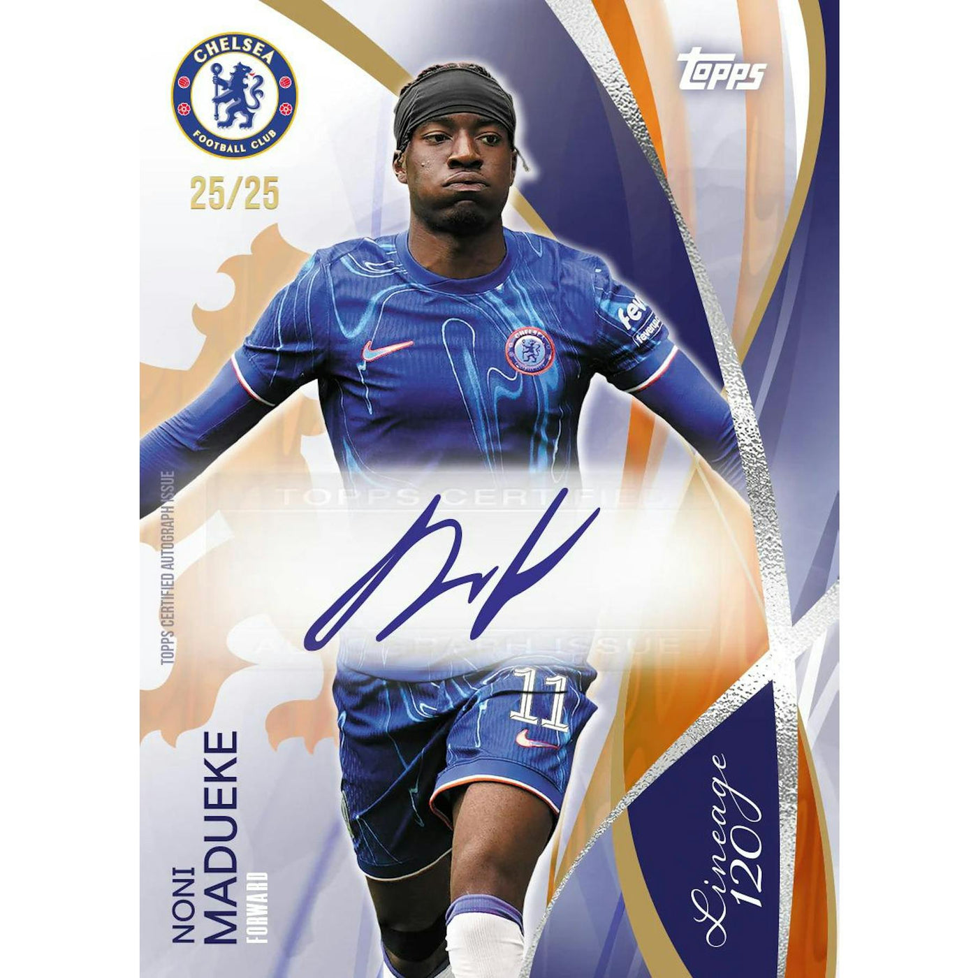 2024/25 Topps Chelsea Lineage 120 Years Anniversary Soccer Hobby 6-Box Case
