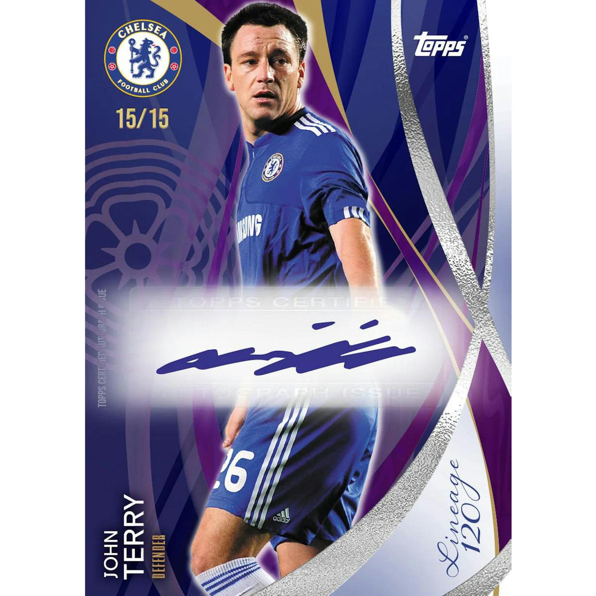 2024/25 Topps Chelsea Lineage 120 Years Anniversary Soccer Hobby Box