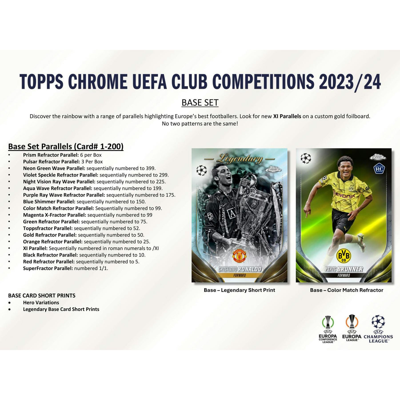 2023/24 Topps Chrome UEFA Club Competitions Soccer Hobby Jumbo Box