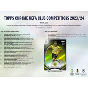 2023/24 Topps Chrome UEFA Club Competitions Soccer Hobby Box