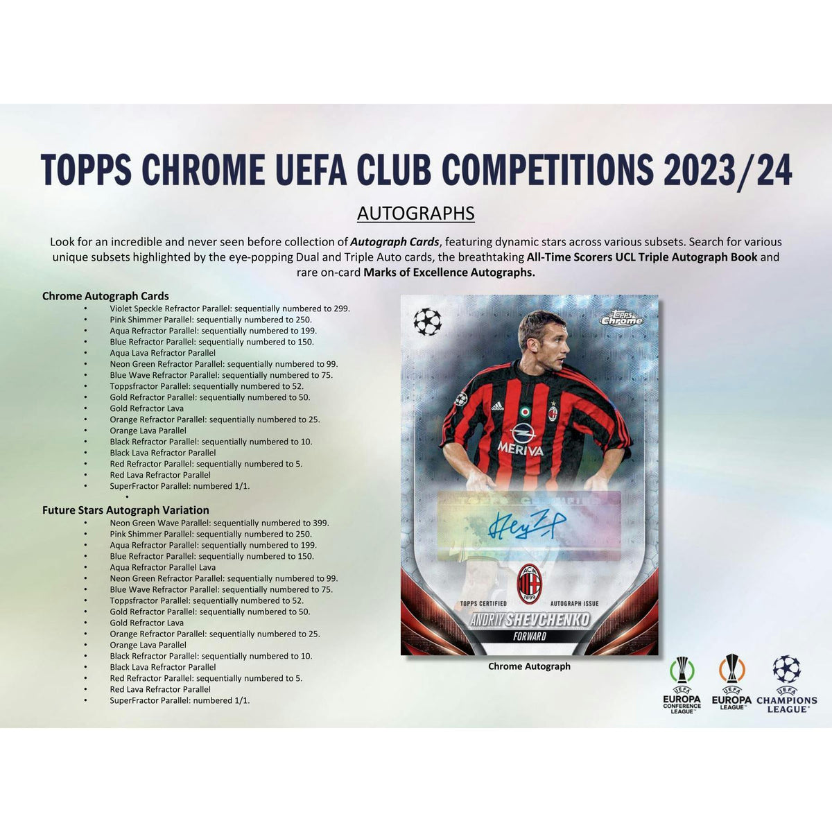 2023/24 Topps Chrome UEFA Club Competitions Soccer Hobby Box