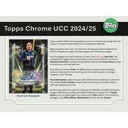 2024/25 Topps Chrome UEFA Club Competitions Soccer Hobby Jumbo Pack