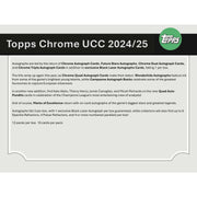 2024/25 Topps Chrome UEFA Club Competitions Soccer Hobby Jumbo 8-Box Case