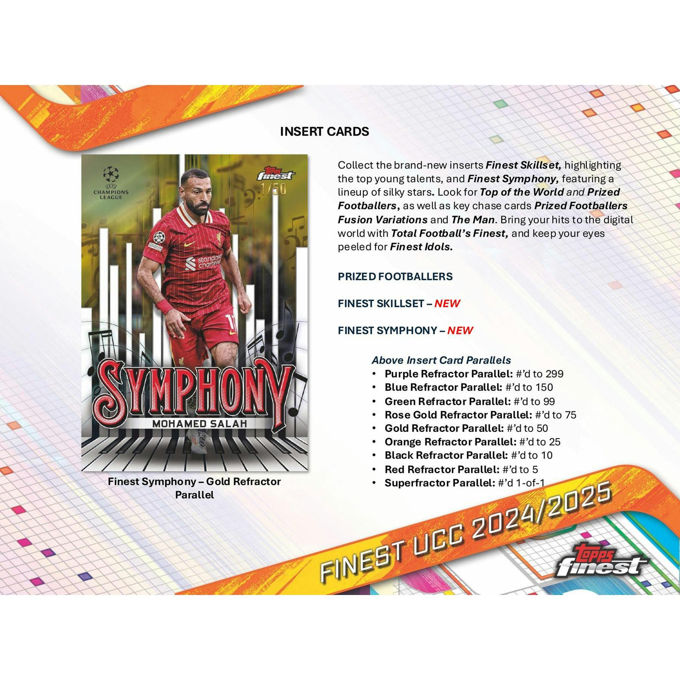 2024/25 Topps UEFA Club Competitions Finest Soccer Hobby Box