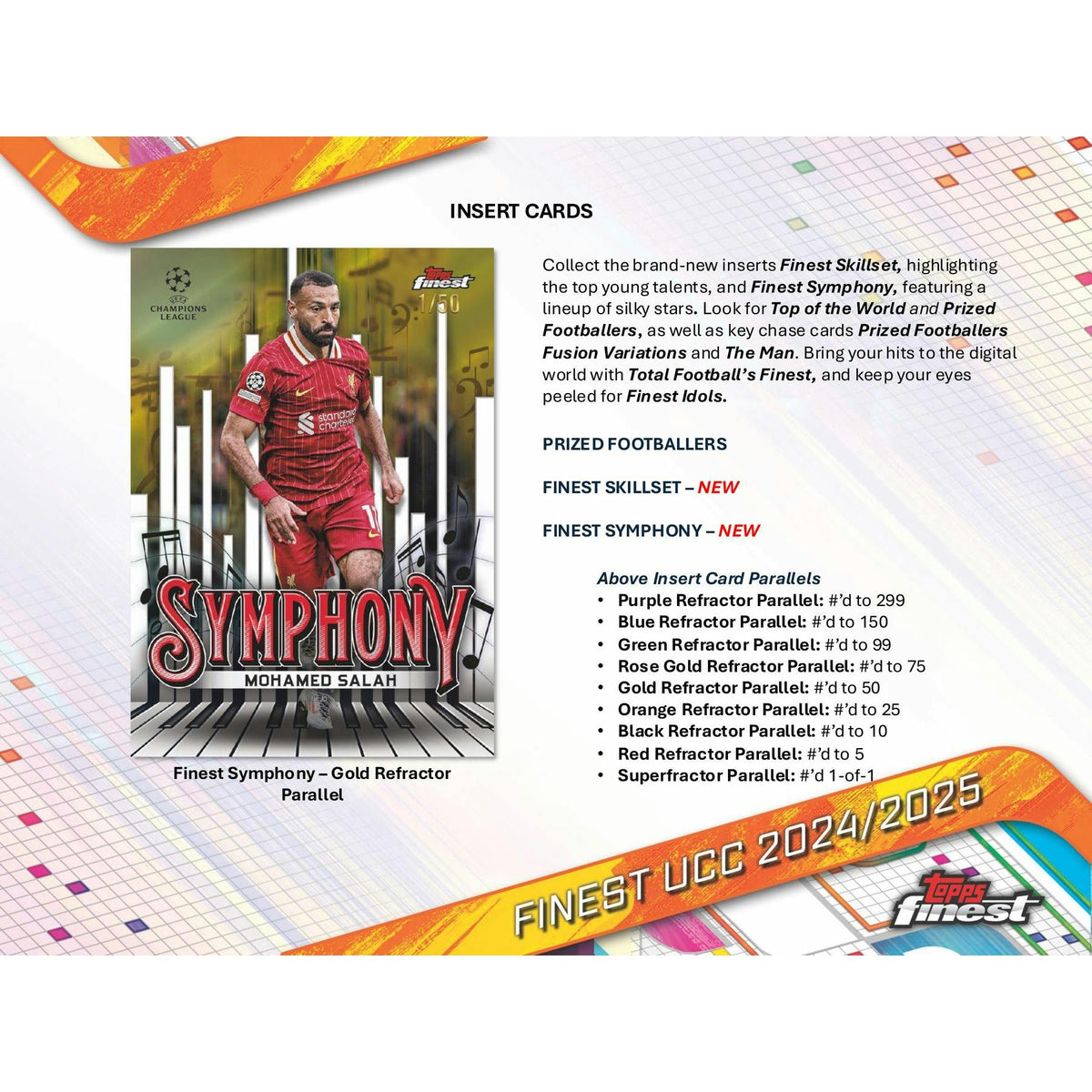 2024/25 Topps UEFA Club Competitions Finest Soccer Hobby Box