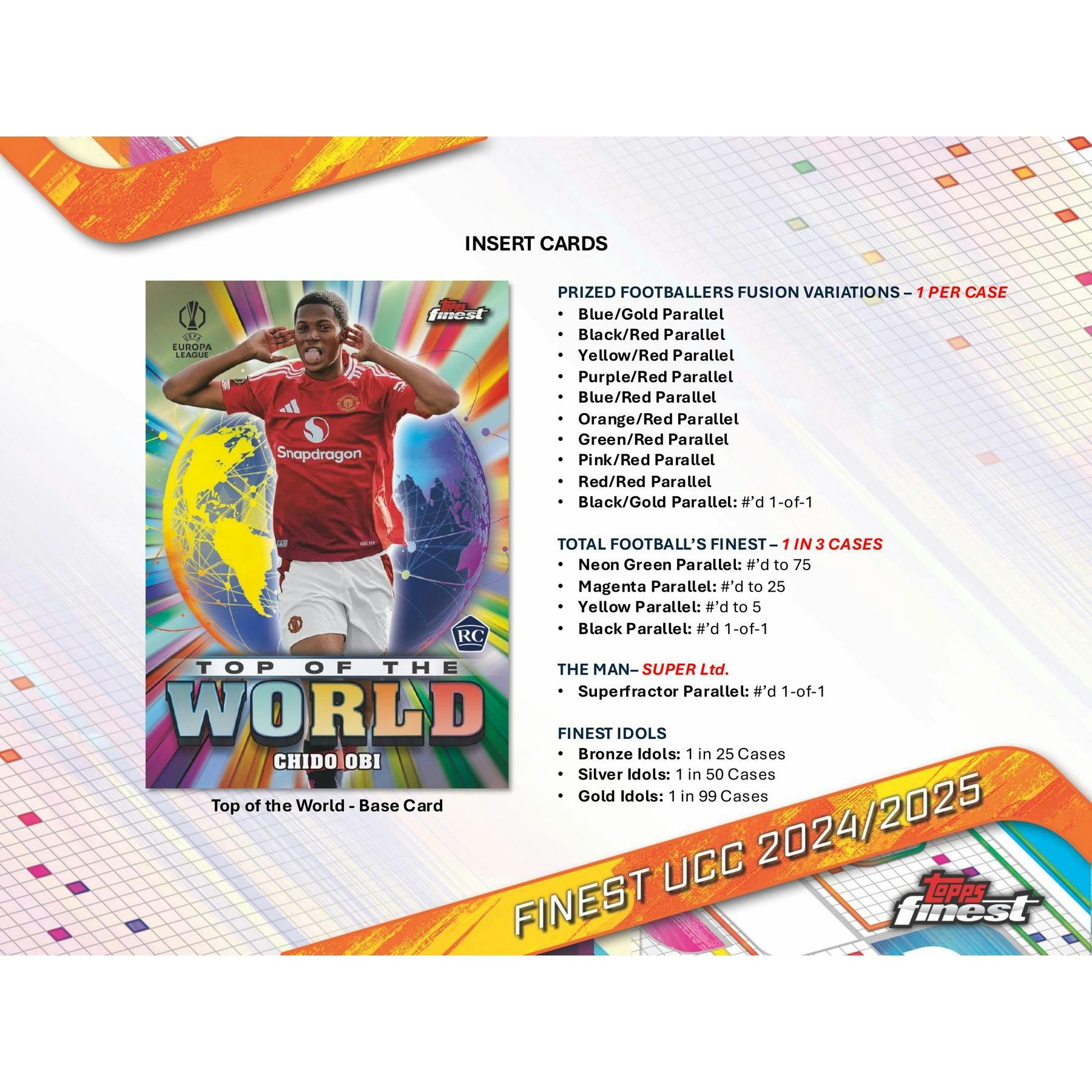 2024/25 Topps UEFA Club Competitions Finest Soccer Hobby Box